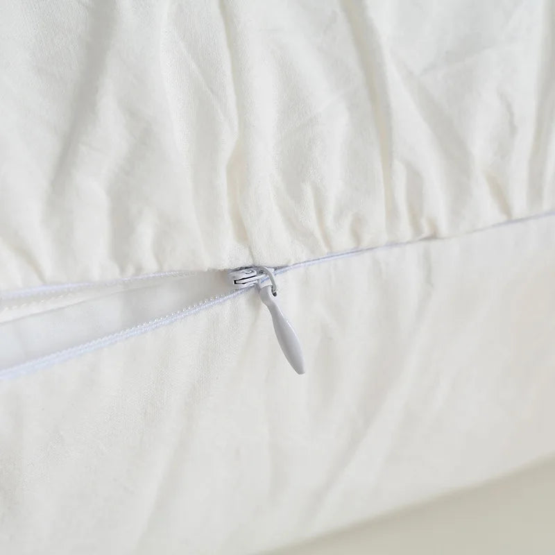 Pillowcase set – Washed cotton – Korean pleated design – Soft and stylish home accent 2