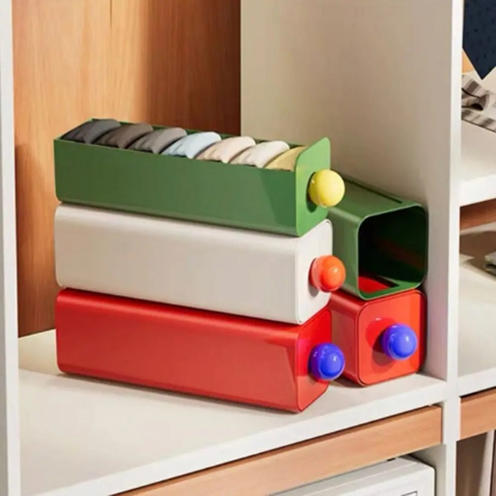 Plastic storage box – Stackable design – Modern style – Versatile organization solution 5