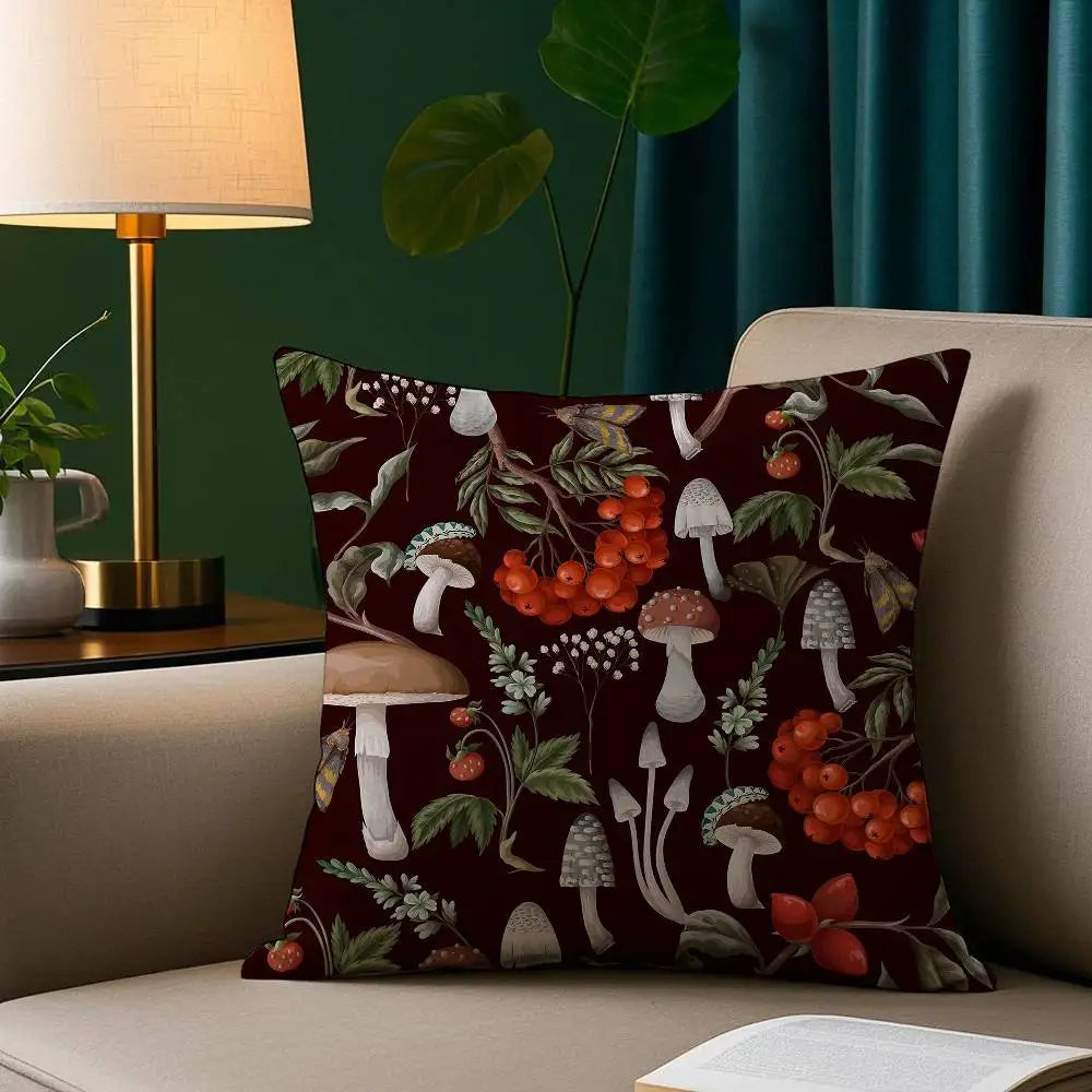 Plush pillowcase – Double-sided print – Soft polyester – Cozy decorative cushion cover – 18 x 18 in 8