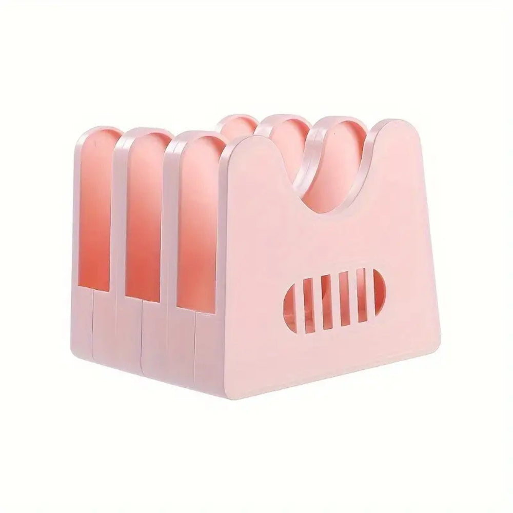 Pot lid and utensils storage rack – Rust-proof ABS plastic – Compact kitchen organizer – Easy access design 2