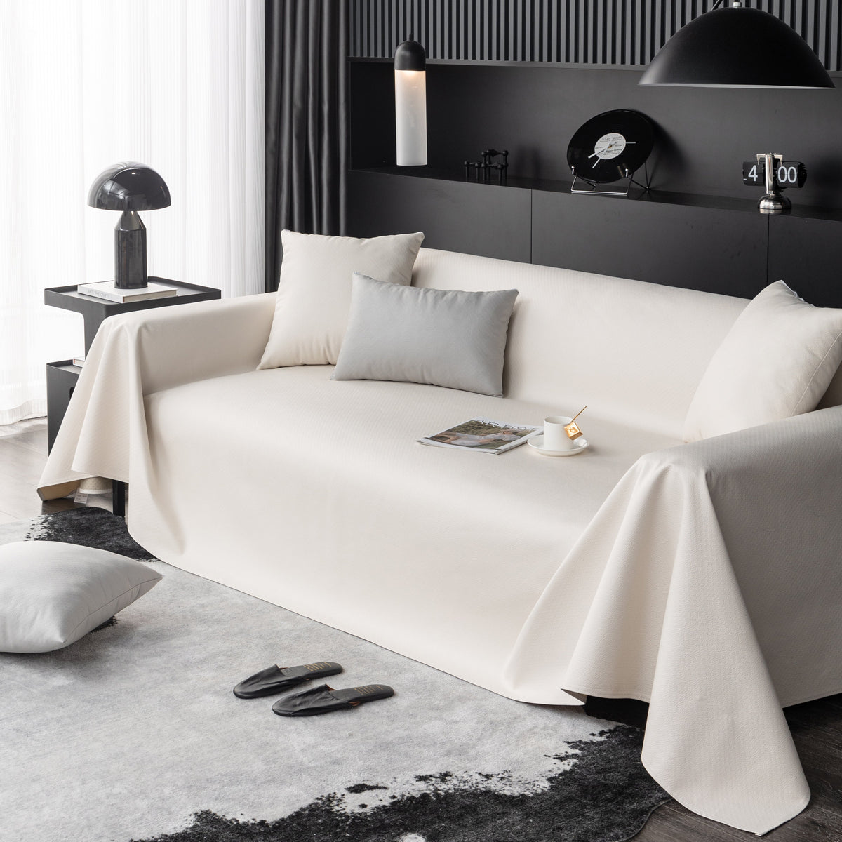 Premium Faux Leather Couch Cover | Waterproof Non-Slip Protector Ð Ideal for Pets and Kids 0