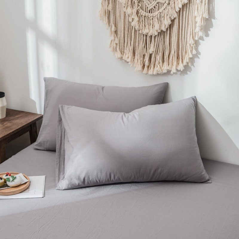 Pure Cotton Pillowcases Set of 2 – 48cm x 74cm, Breathable and Durable for Comfortable Sleep 0