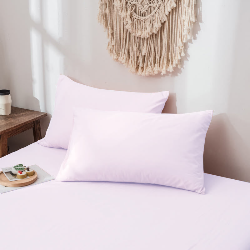 Pure Cotton Pillowcases Set of 2 – 48cm x 74cm, Breathable and Durable for Comfortable Sleep 1
