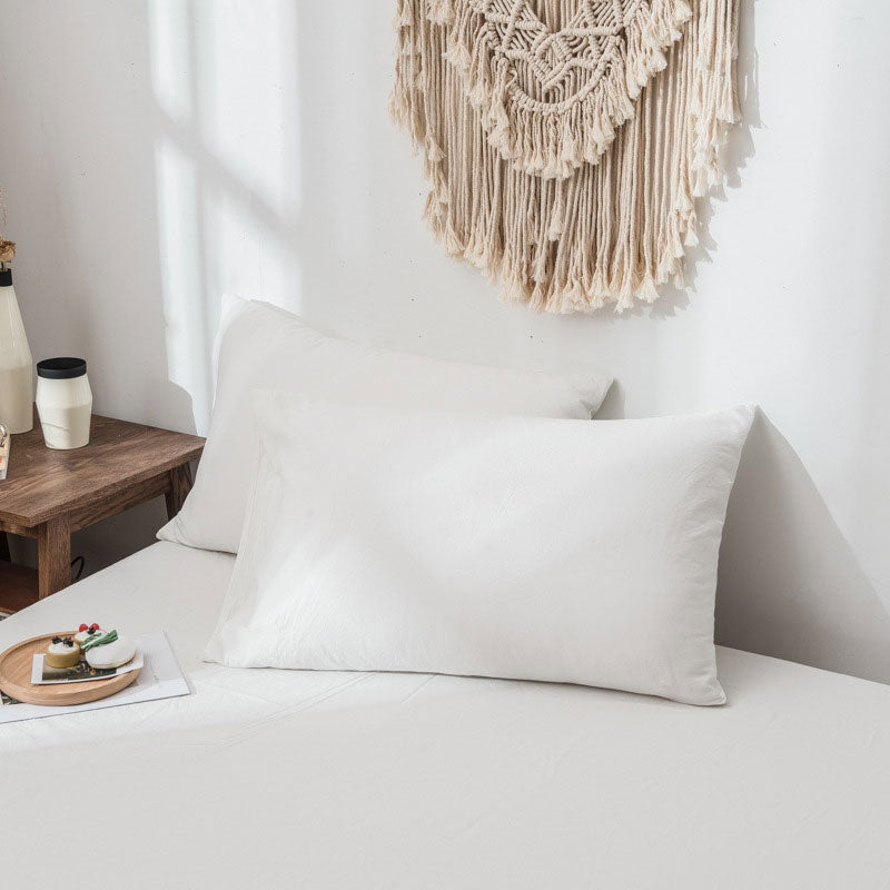Pure Cotton Pillowcases Set of 2 – 48cm x 74cm, Breathable and Durable for Comfortable Sleep 2