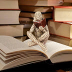 Reading Woman Thinker Statue – Unique Bookshelf Decoration, High-Quality Synthetic Resin Art for Home and Office 6