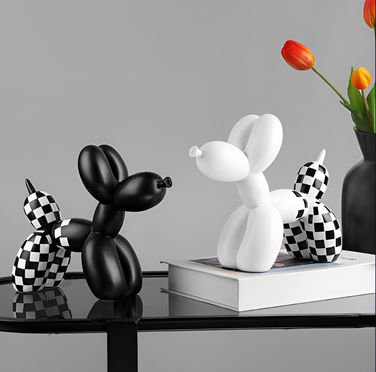 Resin Balloon Pup Art – Colorful Design – Playful Home Decor Accent – 3.9 x 4.0 x 4.0 in 1