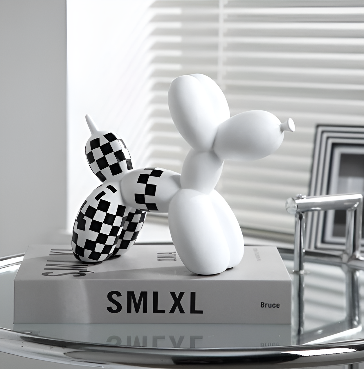 Resin Balloon Pup Art – Colorful Design – Playful Home Decor Accent – 3.9 x 4.0 x 4.0 in 3