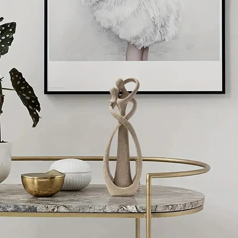 Resin sculpture – Elegant romantic design – Timeless home decor piece – Perfect for living room or bedroom 1