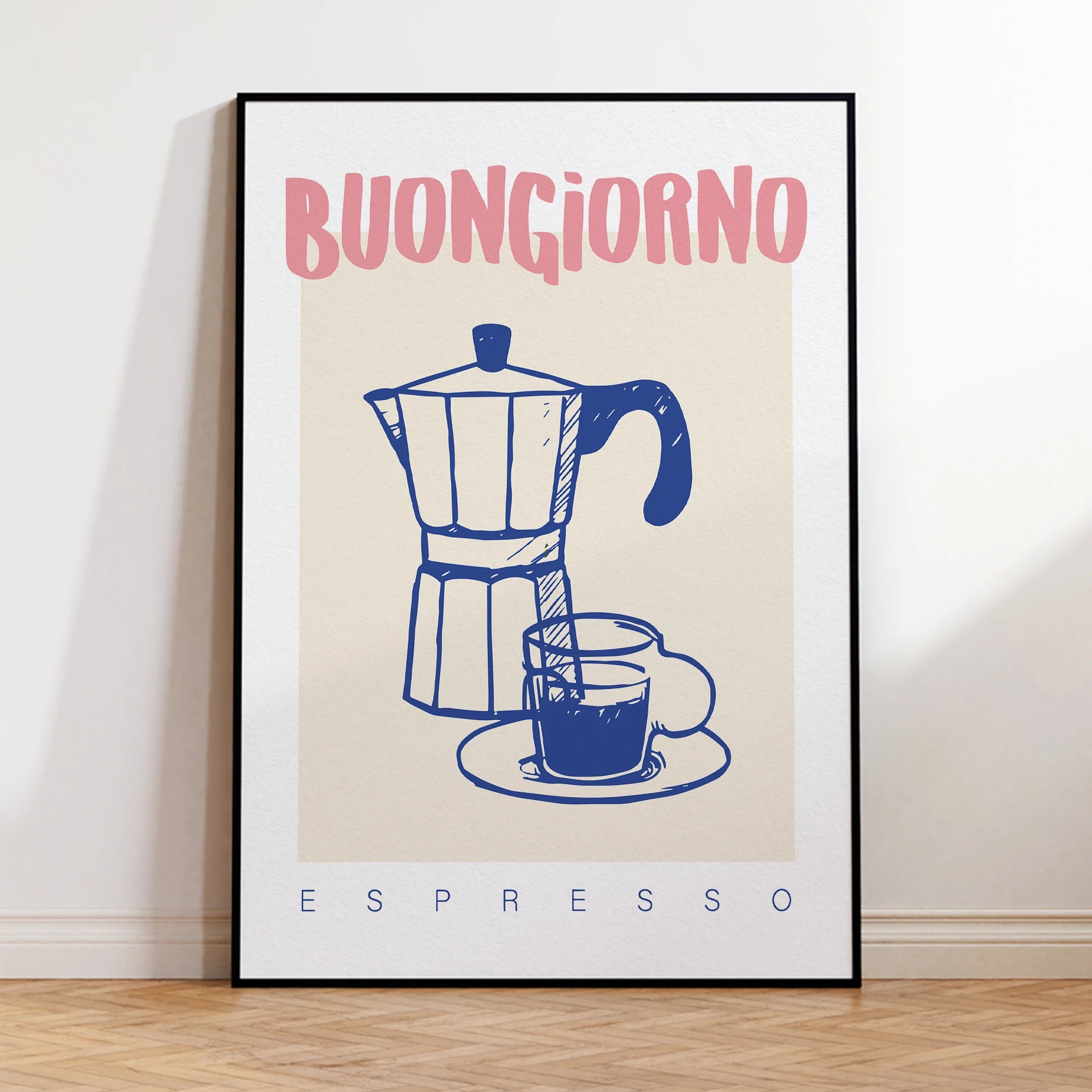 Retro Vintage Coffee Espresso Wall Art Print - Eco-Friendly Canvas Prints for Home and Office Decor 6