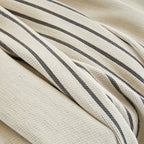 Reversible chenille sofa cover in soft beige and textured cream, designed for pet-friendly use. This cozy slipcover adds protection and style to your couch 8