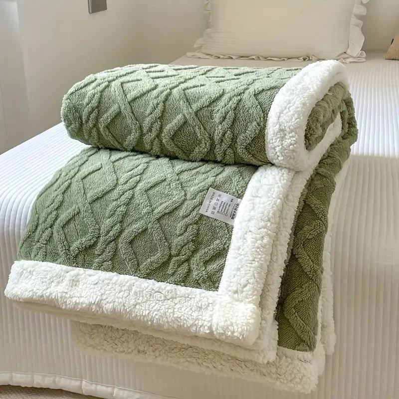 Reversible Sherpa Throw Blanket – Ultimate Comfort 10