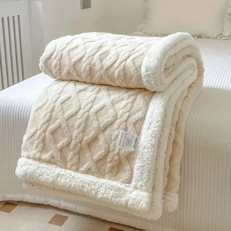 Reversible Sherpa Throw Blanket – Ultimate Comfort 6