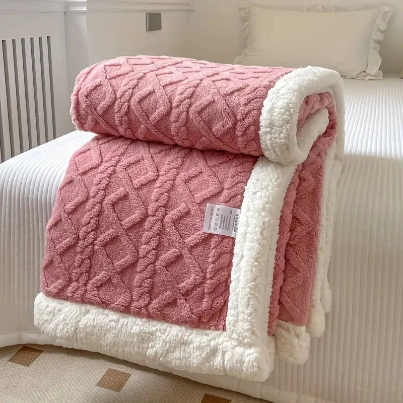 Reversible Sherpa Throw Blanket – Ultimate Comfort 7
