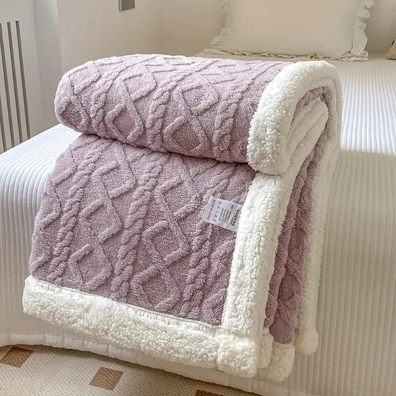 Reversible Sherpa Throw Blanket – Ultimate Comfort 9