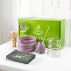 7-Piece Matcha Set with Bamboo Whisk, Scoop, and Ceramic Accessories - Perfect Matcha Tea Making Kit