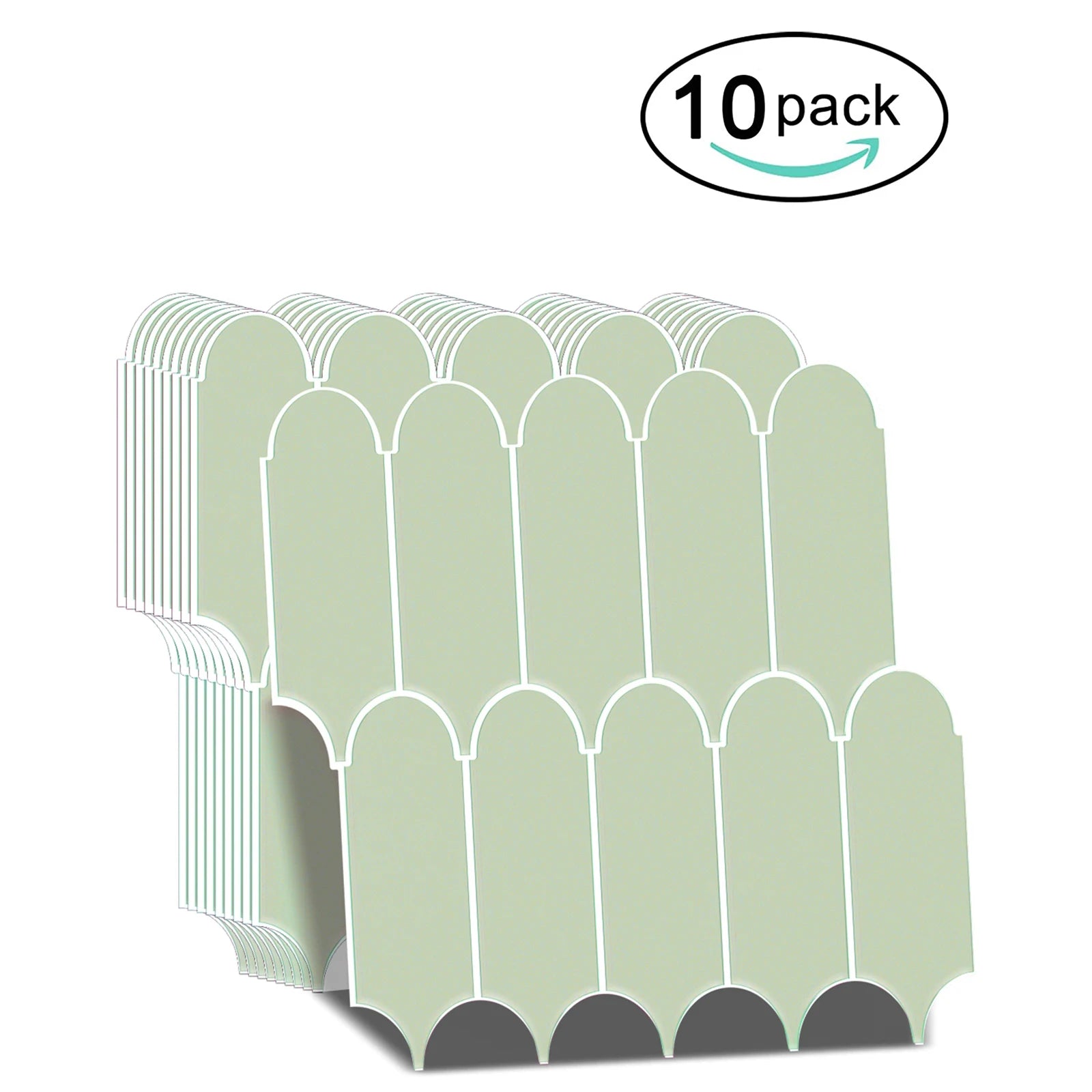 Variant image for Premium Pink Peel and Stick Wallpaper Tiles - 3D Vinyl Design for Kitchen and Bathroom, Easy Installation, 10 Pack-4