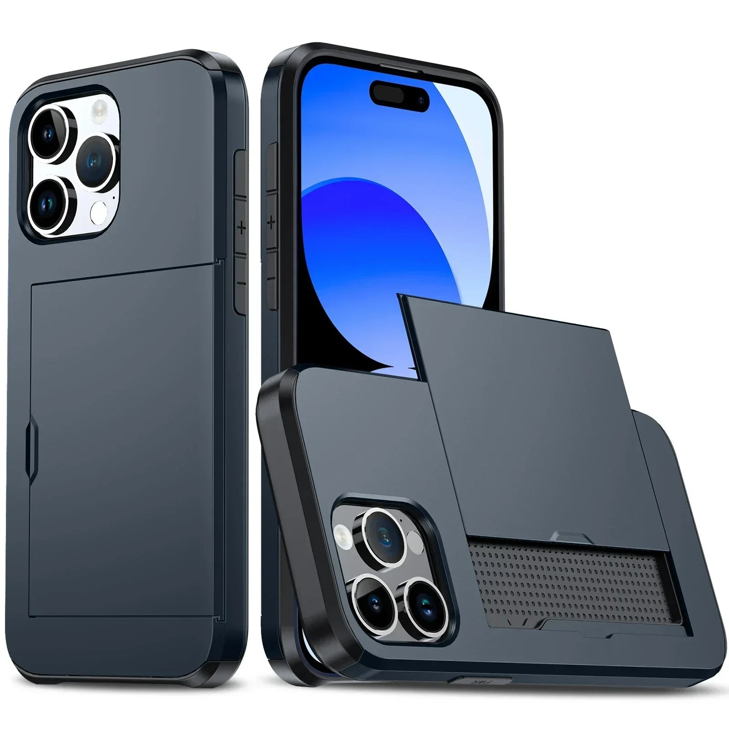 Variant image for Slim iPhone 11 Case with Integrated Card Holder – Durable Protection and Stylish Design for iPhone 11 and Newer Models-14