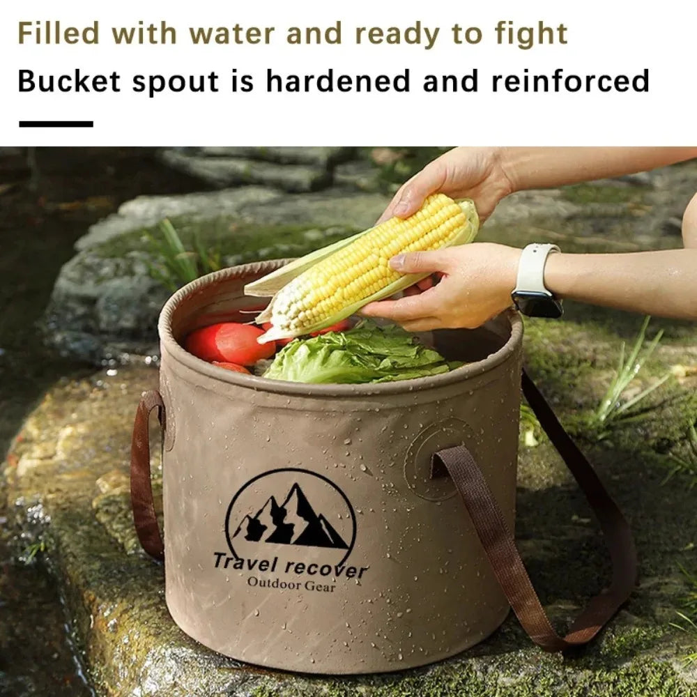 Portable Foldable Water Sink Bucket – 20L Capacity for Camping, Hiking, and Outdoor Activities-3
