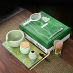 Complete Matcha Starter Kit – Japanese 10-Piece Ceremonial Matcha Set with Bowl, Whisk & Sifter