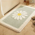 Soft Thick Daisy Flowers Bath Mat Set – Non-Slip Bathroom Rugs for Comfort and Safety-1