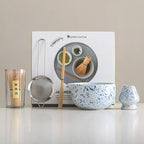 Japanese Ceramic Matcha Bowl Set with Whisk – Traditional Song Dynasty Tea Ceremony Tools-1