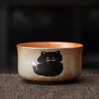 Cute Cat Matcha Gift Set with Bamboo Whisk, Ceramic Bowl, and Scoop – Matcha Tea Set for Tea Lovers
