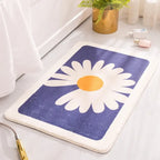 Variant image for Soft Thick Daisy Flowers Bath Mat Set – Non-Slip Bathroom Rugs for Comfort and Safety-5