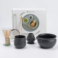 Matcha Bowl Set with 100-Prong Bamboo Whisk and Tea Ceremony Tools – 6-Piece Set-1
