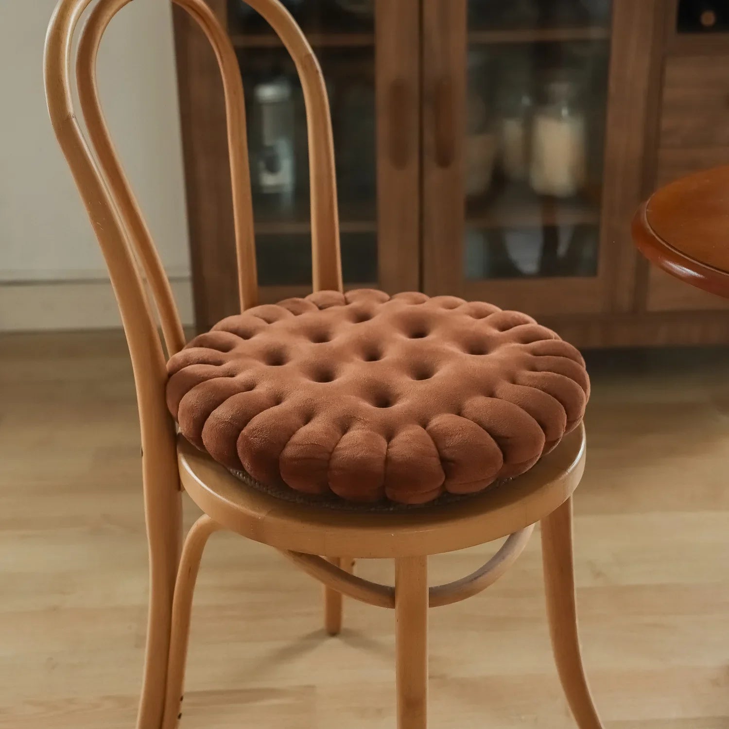Soft Plush Cookie-Shaped Pillow