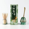 Japanese Bamboo Matcha Whisk Set with 100-Prong Chasen and Scoop – Traditional Tea Whisking Tools-3