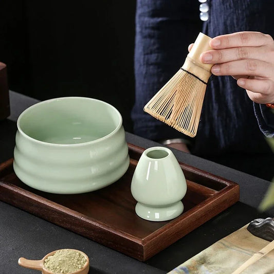 Japanese Bamboo Matcha Set