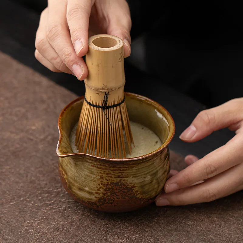 Japanese Ceramic Matcha Bowl – High Temperature Resistant Tea Bowl for Optimal Matcha Brewing-3
