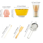 Japanese 6-Piece Matcha Set with Bowl and Whisk – Luxury Matcha Tea Set for Perfect Preparation and Gifting-3