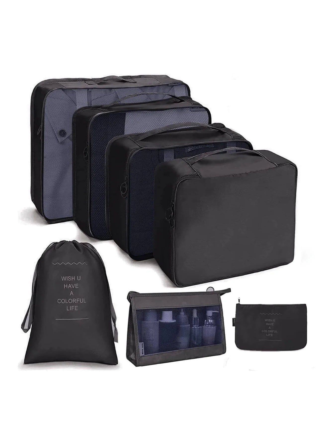 Variant image for Travel Organizer Packing Cubes Set – 7 to 10 Lightweight Travel Cubes for Clothes Storage and Easy Organization-29