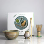 Ceramic Matcha Tea Set with Bamboo Whisk and Spout Bowl – Complete Tea Gift Set for Traditional Ceremonies-3
