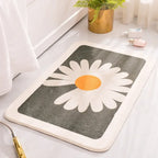 Variant image for Soft Thick Daisy Flowers Bath Mat Set – Non-Slip Bathroom Rugs for Comfort and Safety-11