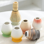 Japanese Bamboo Matcha Whisk Set with 100-Prong Chasen and Scoop – Traditional Tea Whisking Tools-4