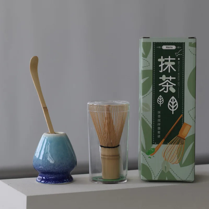 Variant image for Bamboo Matcha Whisk Set with Traditional Scoop – 3-Piece Tea Ceremony Tools-13