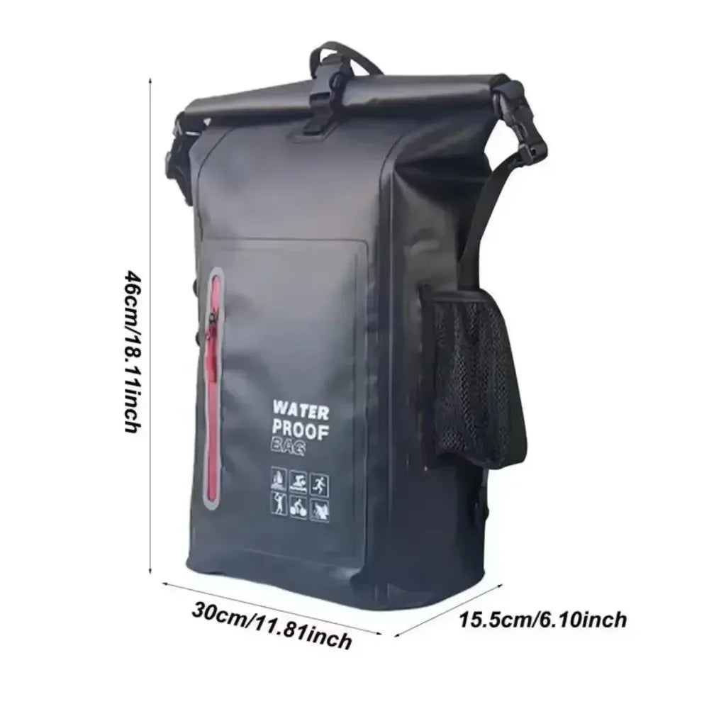 Waterproof 25L Travel Backpack with Adjustable Straps – Versatile Outdoor Dry Bag for Hiking and Adventure-5