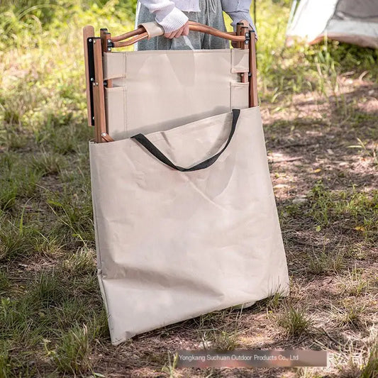 Portable Oxford Cloth Chair Bag – Waterproof Folding Chair Carrying Case for Camping and Outdoor Activities