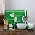 Complete Matcha Starter Kit – Japanese 10-Piece Ceremonial Matcha Set with Bowl, Whisk & Sifter