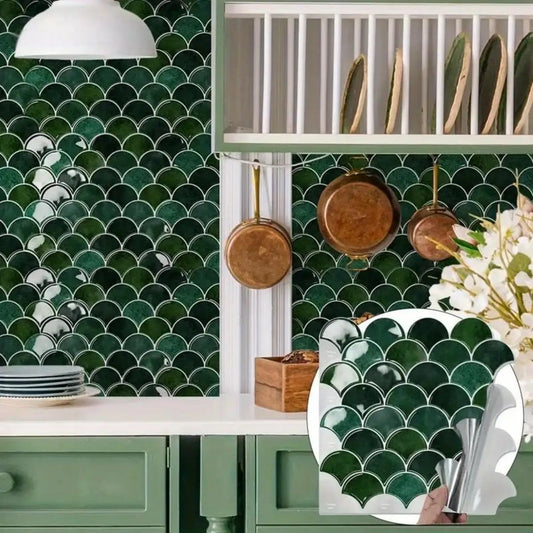 Self-Adhesive Waterproof Kitchen Wall Tiles – Heat Resistant Stickers for Easy Installation and Modern Decor-1