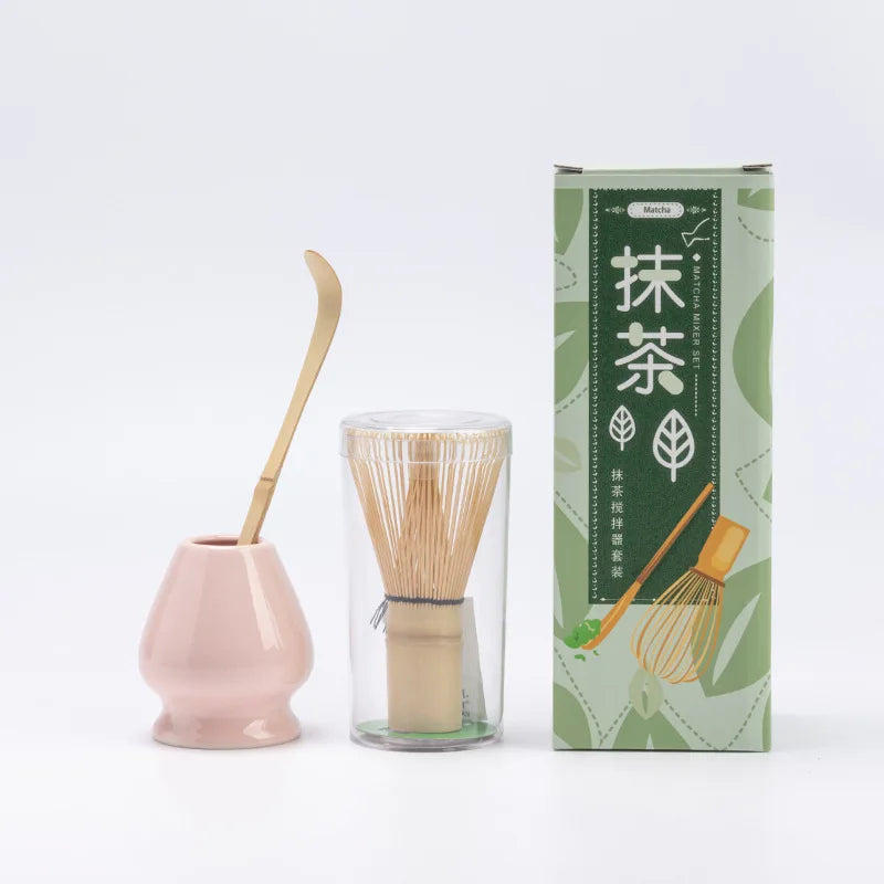 Variant image for Bamboo Matcha Whisk Set with Traditional Scoop – 3-Piece Tea Ceremony Tools-3