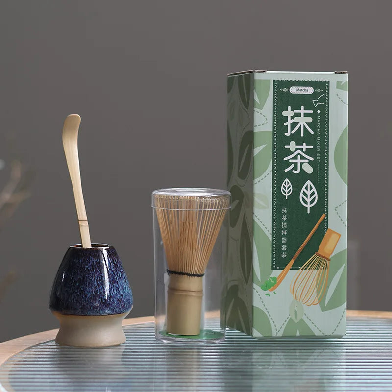 Variant image for Bamboo Matcha Whisk Set with Traditional Scoop – 3-Piece Tea Ceremony Tools-19