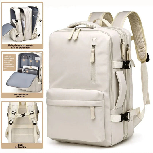 Versatile Travel Backpack 40x30x20 cm - Lightweight Laptop Backpack in Multiple Colors for School and Travel-1