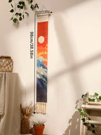 Variant image for Handmade Macrame Wall Tapestry – Boho Sunset and Sunrise Wall Art Decor for Living Room-6