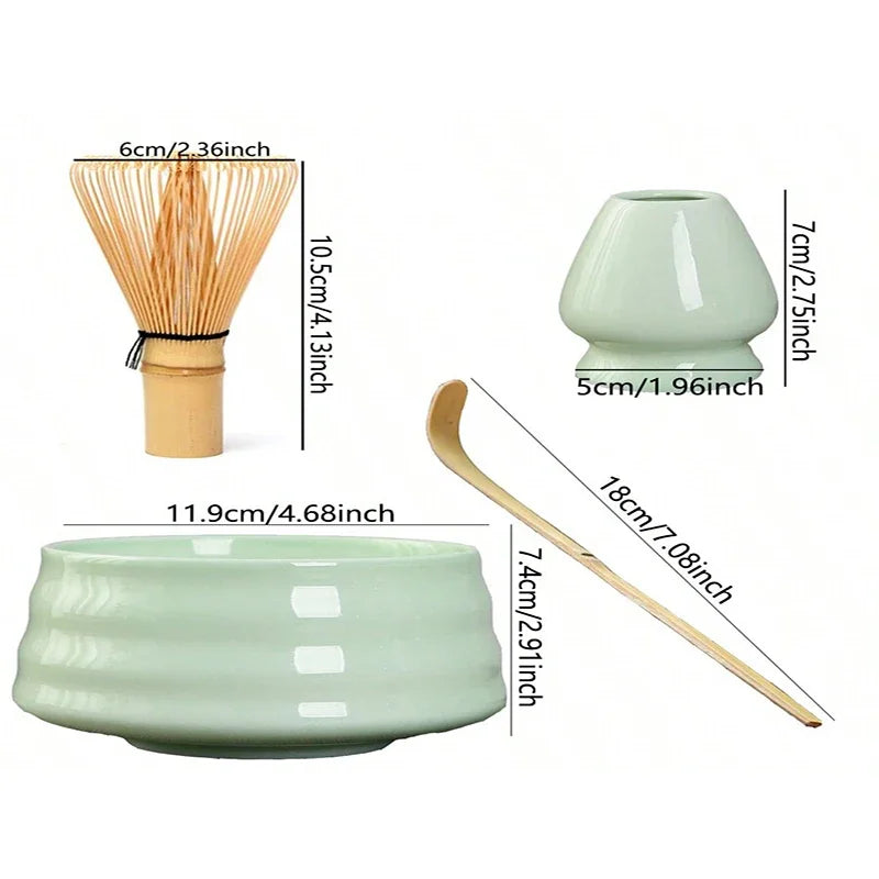 Japanese Bamboo Matcha Set