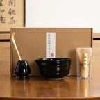Variant image for High-Quality Ceramic Matcha Set with Bamboo Whisk and Bowl – Perfect for Tea Ceremonies and Gifts-1