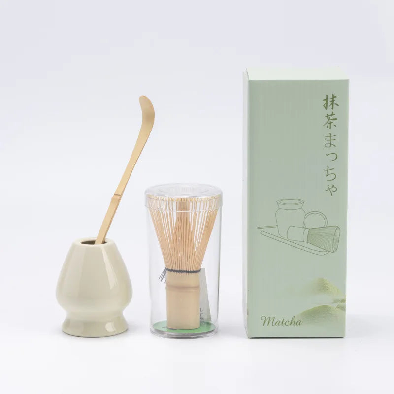 Variant image for Bamboo Matcha Whisk Set with Traditional Scoop – 3-Piece Tea Ceremony Tools-11