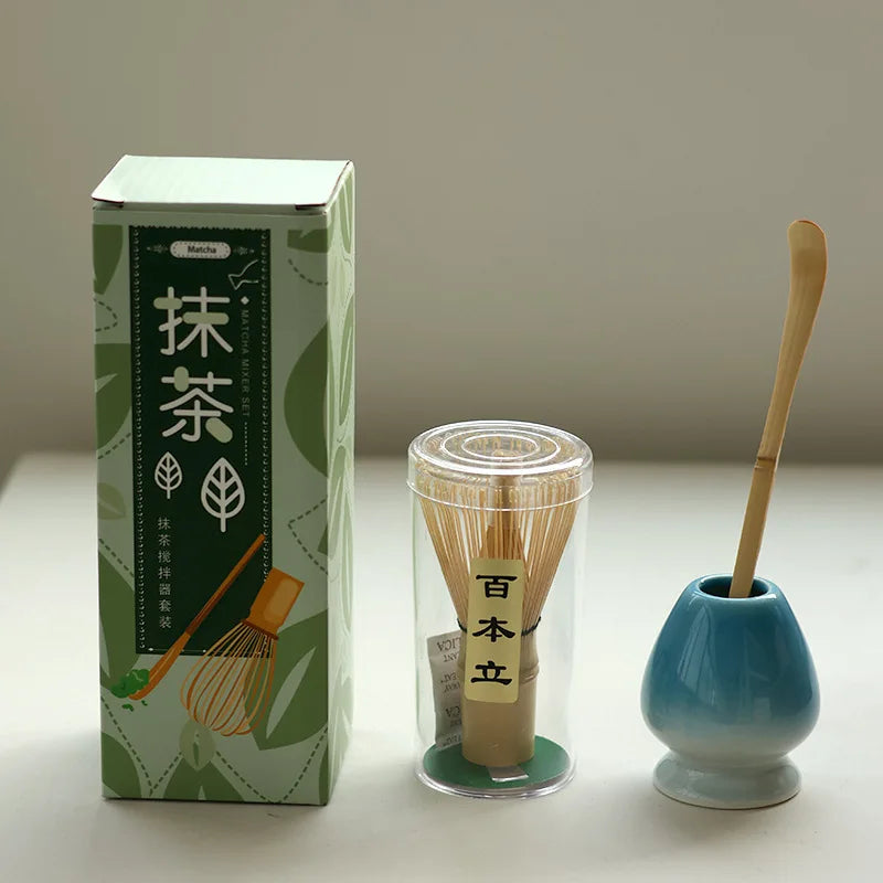 Variant image for Bamboo Matcha Whisk Set with Traditional Scoop – 3-Piece Tea Ceremony Tools-28